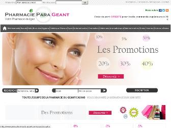 para-pharmacie-geant.com website preview