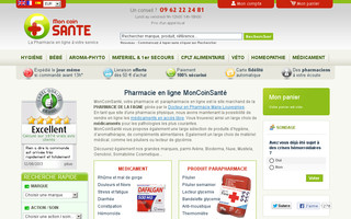moncoinsante.com website preview