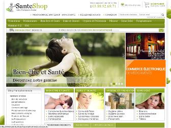 santeshop.fr website preview