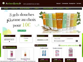 archerssante.fr website preview