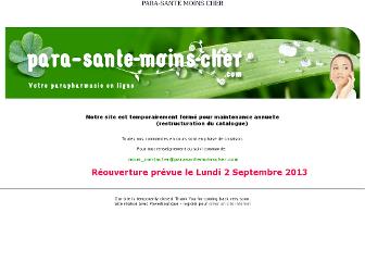 para-sante-moins-cher.com website preview