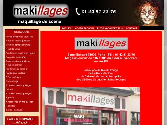 makillage.fr website preview