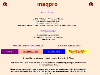 maqpro.com website preview