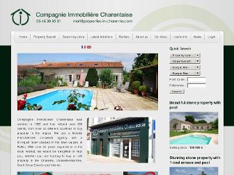 properties-in-charente.com website preview