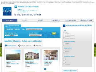 laforet-charente-immobilier.com website preview