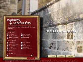maisons-et-patrimoine.com website preview