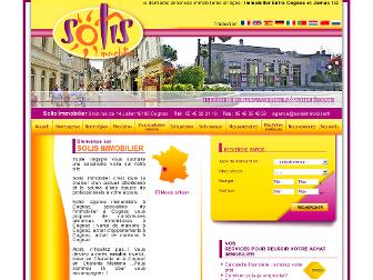 solis-immobilier.fr website preview