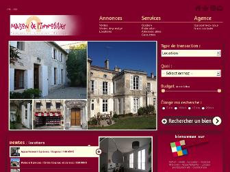 maison-immobilier.com website preview