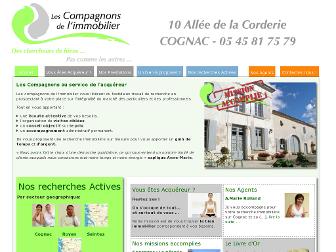 lescompagnonsdelimmobilier.fr website preview