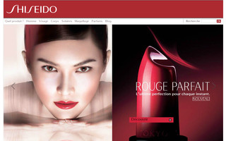 shiseido.fr website preview