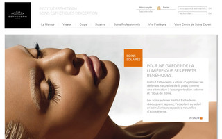 esthederm.com website preview