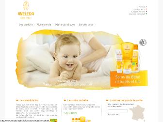 weleda-bebe.fr website preview