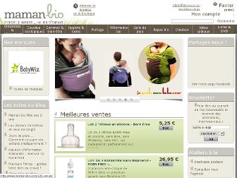 maman-bio.com website preview