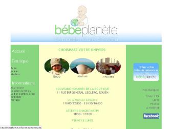 bebe-planete.com website preview