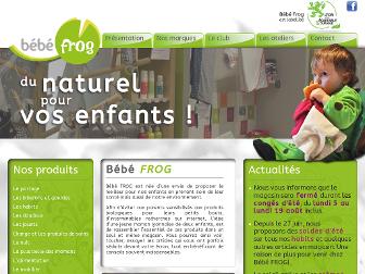 bebe-frog.com website preview