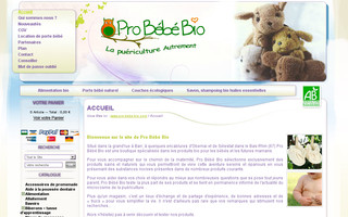 pro-bebe-bio.com website preview