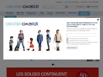 okaidi.fr website preview
