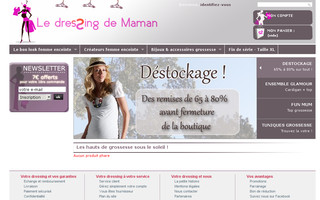 le-dressing-de-maman.fr website preview