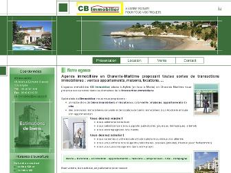 cb-immobilier17.com website preview