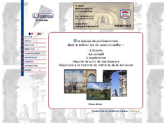 immobilier-saintes.com website preview