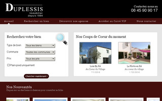 agencecduplessis.com website preview