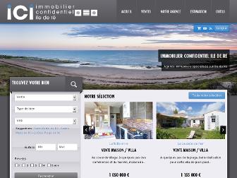 ici-immobilier-iledere.com website preview