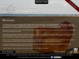hotel-le-richelieu.com website preview