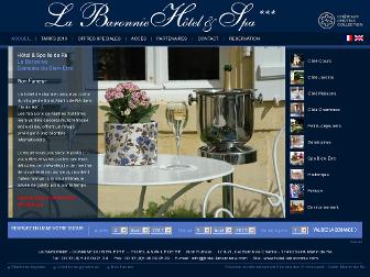 hotel-labaronnie.com website preview