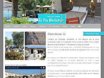 hotelpeubreton.com website preview