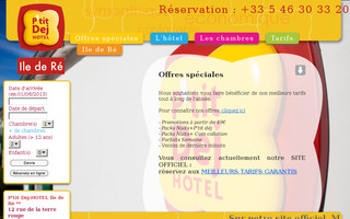 ptitdej-hotel-iledere.com website preview