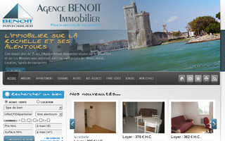 benoitimmobilier.com website preview