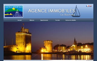 immob-iles.fr website preview