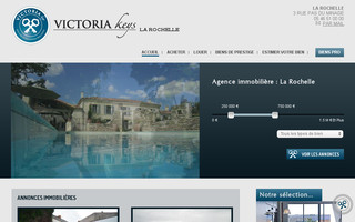 larochelle.victoria-keys.com website preview