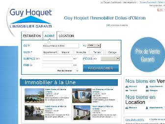guyhoquet-immobilier-iledoleron.com website preview