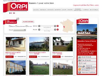 orpi-immobilier-oleron.com website preview
