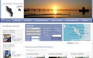 oleron-location.com website preview