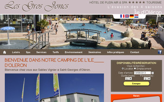 camping-les-gros-joncs.com website preview