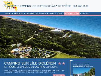 camping-oleron.info website preview