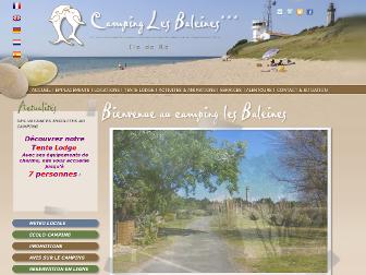 camping-lesbaleines.com website preview