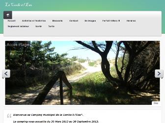 camping-lacombealeau.com website preview