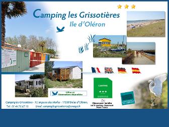 camping-grissotieres-oleron.com website preview