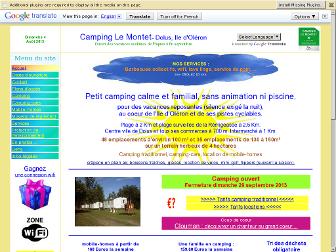 campinglemontet.fr website preview