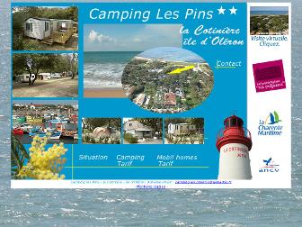 camping-lespins-oleron.com website preview