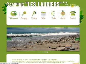 campingleslauriers.fr website preview