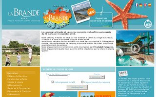 camping-labrande.com website preview