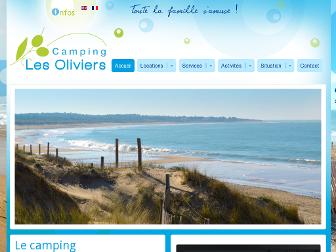 campinglesoliviers-oleron.com website preview
