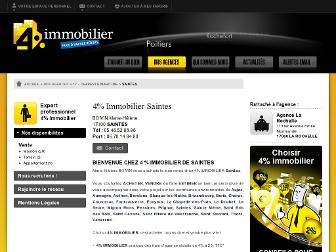 saintes.4immobilier.tm.fr website preview