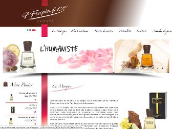 parfums-frapin.com website preview