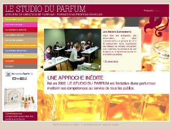 lestudioduparfum.fr website preview