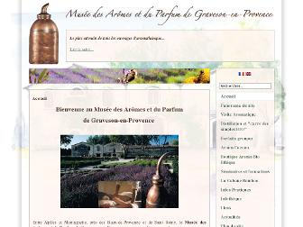 museedesaromes.com website preview